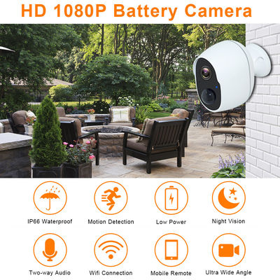cámara solar de 1080P IP66 4G con la batería recargable impermeable